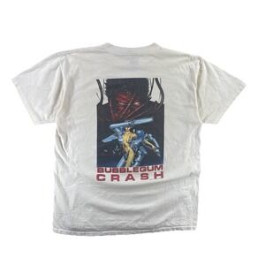 Vintage 1996 BubbleGum Crash Anime Fashion Victim T-Shirt Men's XL Graphic 90s